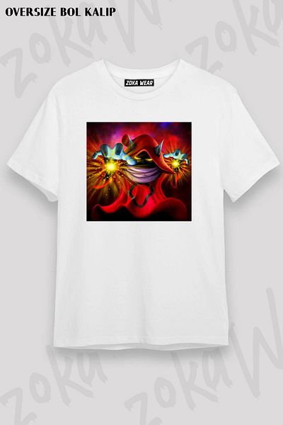 ZOKAWEAR Μπλουζάκι με στάμπα Unisex Oversize Orko Power Design