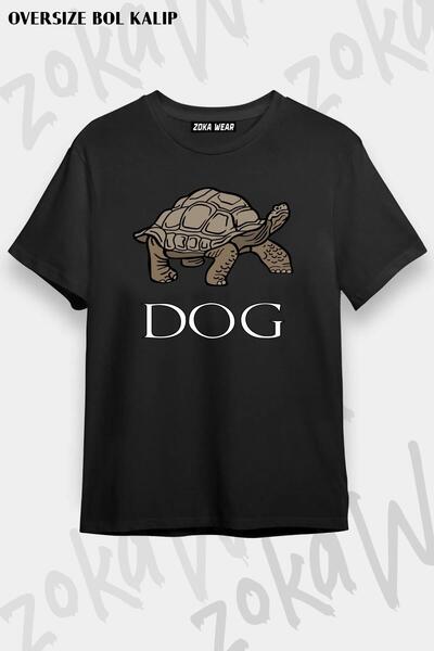 ZOKAWEAR Tricou unisex oversize cu imprimeu Elden Ring Dog Design