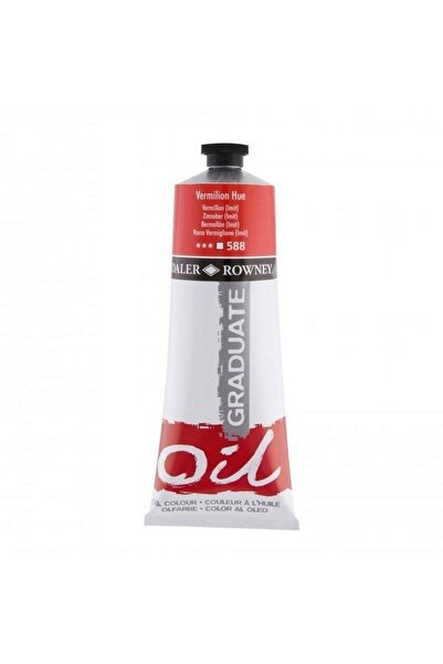 Daler Rowney Graduate Yağlı Boya 588 GRAD OIL 38ML VERMILION HUE