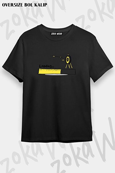 ZOKAWEAR Унисекс тениска с овърсайз мотив и принт с дизайн за стрелба с лък