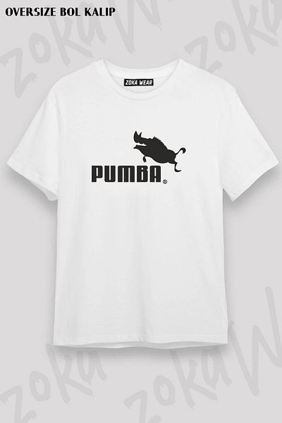 ZOKAWEAR Μπλουζάκι με στάμπα Unisex Oversize Pumb Design