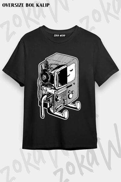 ZOKAWEAR Μπλουζάκι Unisex Oversize Bmo Adventure Time Inspired Art Printed