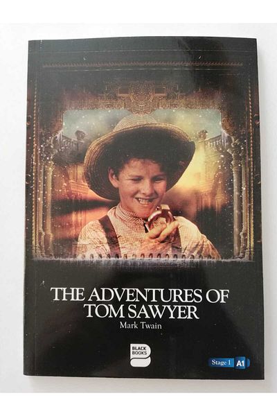 BLACK BOOKS The Adventures of Tom Sawyer Mark Twain English Book Stage 1 A1 Beginner