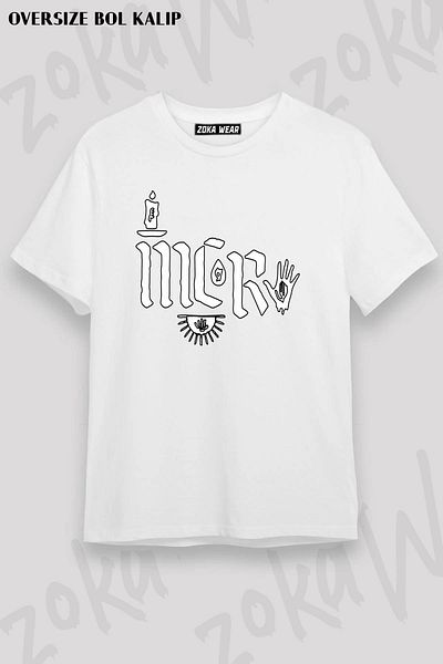 ZOKAWEAR Unisex Oversize λογότυπο V2 My Chemical Romance Design εμπριμέ μπλουζάκι