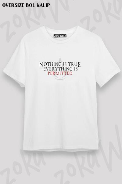ZOKAWEAR Unisex majica prevelikog kroja sa printom dizajna igre Ezio Creed i ...