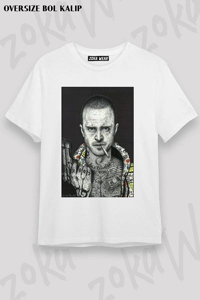 ZOKAWEAR Μπλουζάκι με στάμπα Unisex Oversize Breaking Bad Jesse Design