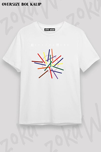 ZOKAWEAR Unisex Oversize kroj Mold Universe Depeche Mode Design Štampano majica