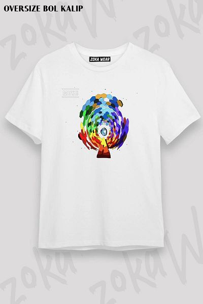 ZOKAWEAR Μπλουζάκι με στάμπα Unisex Oversize Mold Resistance Muse Design