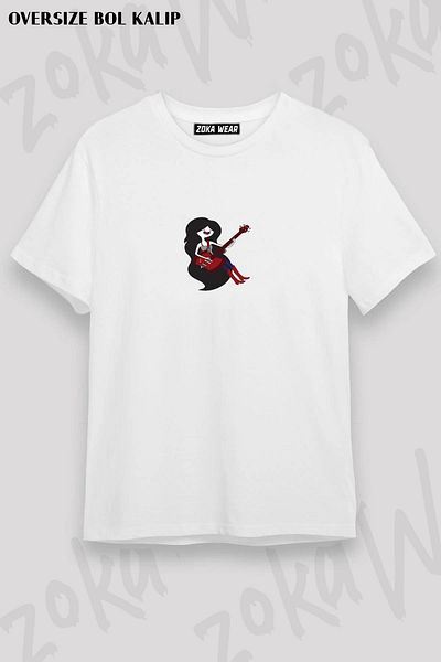 ZOKAWEAR Μπλουζάκι με στάμπα Unisex Oversize Marceline Design