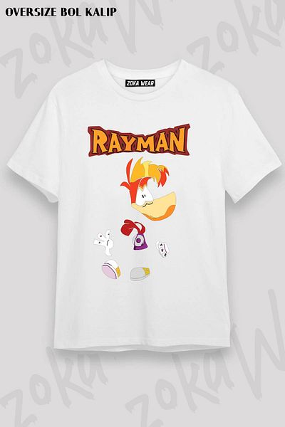 ZOKAWEAR Μπλουζάκι με στάμπα Unisex Oversize Rayman Design