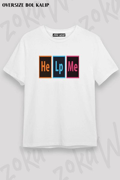ZOKAWEAR Μπλουζάκι με στάμπα Unisex Oversize Graphic Designer
