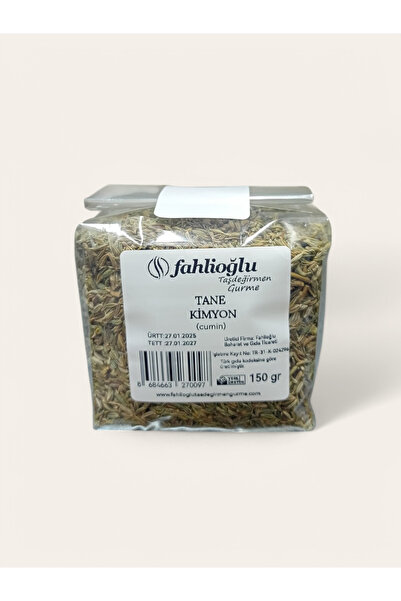 Fahlioğlu Taşdeğirmen Organik Tane Kimyon Yerli Üretim 150 gr