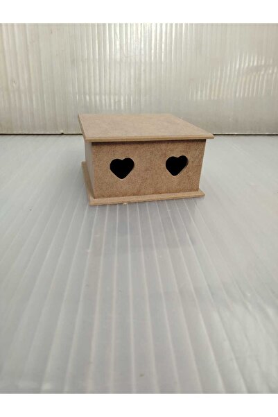 Güllü Ahşap 2-Section Tea Box & Multi-Purpose Box