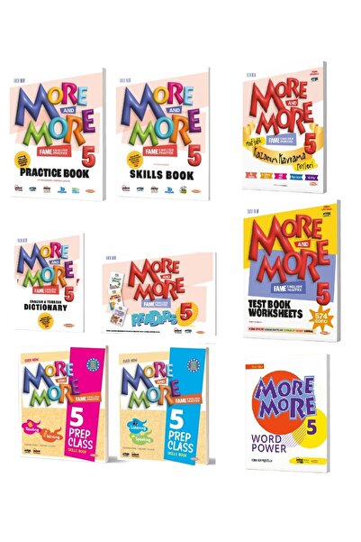 Kurmay Yayınevi MORE & MORE 5. SINIF İNGİLİZCE SET (MORE AND MORE PRACTİCE TE...