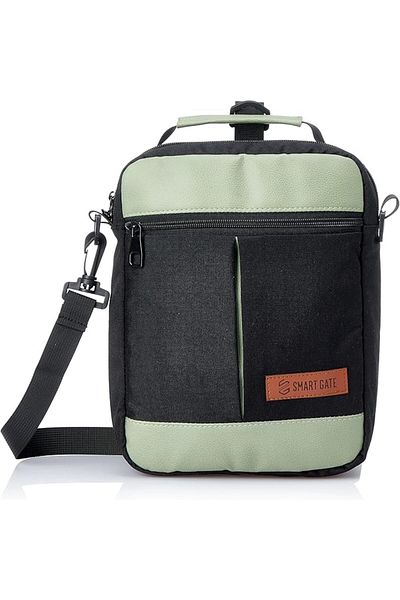 Smart Gate SM-9032 Tablet Bag with Shoulder Strap 10 inch Black, Lime