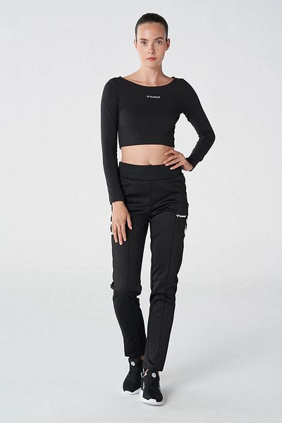 hummel Pantaloni de sport negri pentru femei GENESA 931813-2001