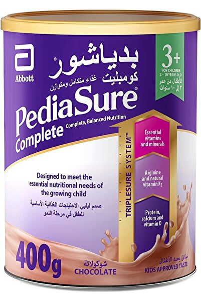 Pediasure مسحوق التغذية الكامل 3 بلس بالشوكولاتة 400 جرام