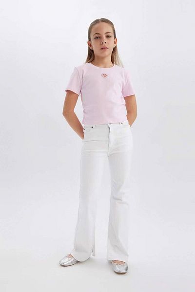 DeFacto Spanische Flare-Jeanshose für Mädchen – D7099A825SM