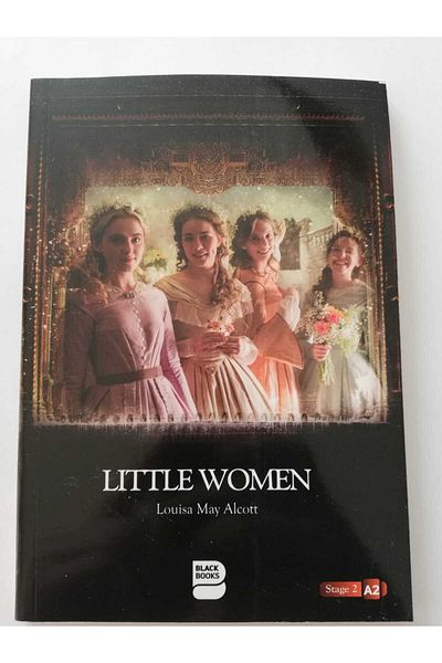 BLACK BOOKS Little Women Louisa May Alcott English - Stage 2 A2 Elementary
