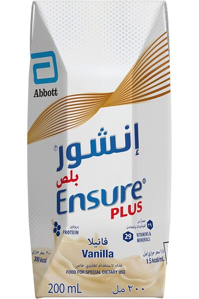 Ensure حليب بلس السائل بنكهة الفانيليا 200 مل