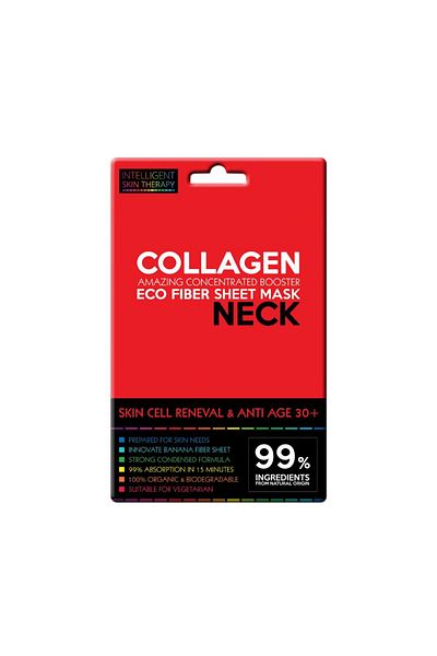 Intelligent Skin Therapy Skin Cell Renewal & Anti Age 30+ Neck Eco Fiber Sheet Mask Collagen