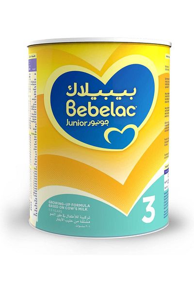Bebelac Junior 3 Growing Up Milk, Stage 3, Milk Powder For Toddlers From 1-3 Years, 900 G