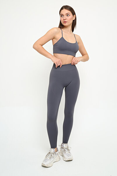 Voga Seamless Toparlayıcı Spor Tayt Takım