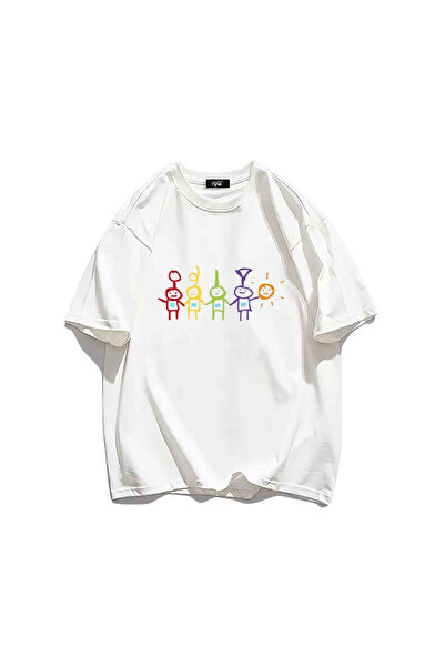 Jose Clothing Μπλουζάκι Unisex Streetwear Series Μαύρο με τύπωμα με λαιμόκοψη oversized κοψίματα