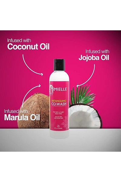 mielle organics detangling hair wash 240 ml