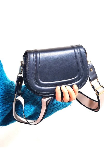 Diperla Skin Leather Extendable Strap Xena Model Baguette Women's Shoulder Bag