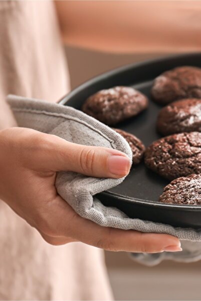 Home Oven Gloves and Pot Holders Set - 2 Gloves - 2 Pot Holders) - Fireproof and Heat Resistant