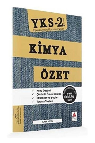 Delta Yayınları Delta AYT Kimya Özet