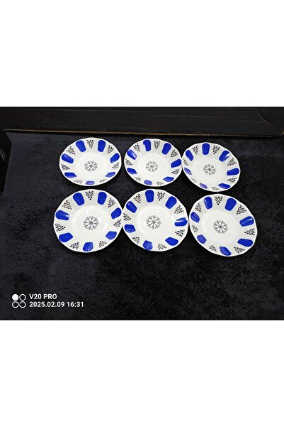 TURKUAZ ZÜCCACİYE Çay tabağı.Porselen çay tabağı.Nostaljik çay ocağı çay tabağı.