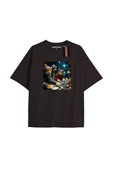 Adrift Unisex majica prevelikog kroja - GoodLuck print