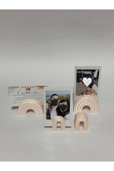 3B tasarım Set of 4 Polaroid Photo Stand and Holder