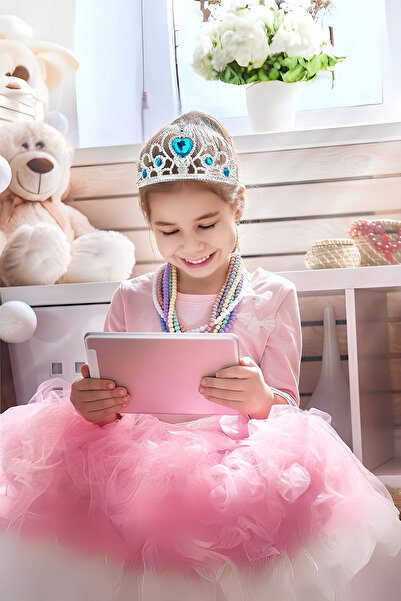 ReilaParty Regatul de Gheață Prințesa Cu Inimă Albastră Elsa Anna Coroană RP1665