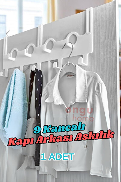 ongu home Kapı Arkası Askılık Çok Amaçlı Askılık Banyo Kapı Arkası Askılık Askı