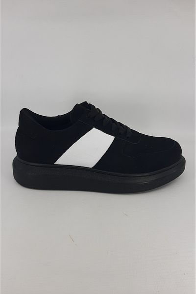 trender Suede Charcoal Black Men's Casual Shoes 011
