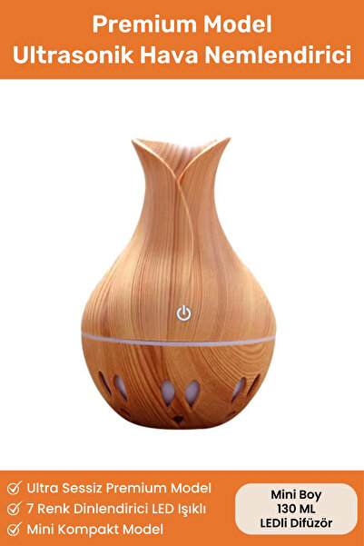 Noriyen Ultra Sessiz Premium Ultrasonik Hava Nemlendirici 7 LED Gece Işığı Va...