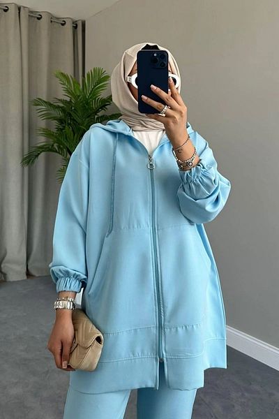 MODA TAY Double Suit with Kangaroo Pockets