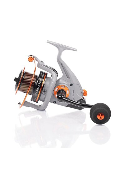 Alcaraz Makine 8+1 BB 9000 Alüminyum Kafa Turuncu Olta Makinesi