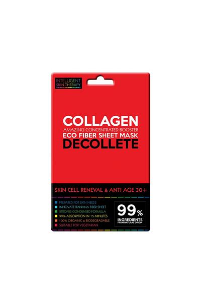 Intelligent Skin Therapy Skin Cell Renewal & Anti Age 30+ Decollete Eco Fiber Sheet Mask Collagen