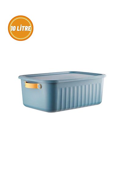 EVLE 10 Liter Multi-Purpose Storage and Organizing Box with Lid