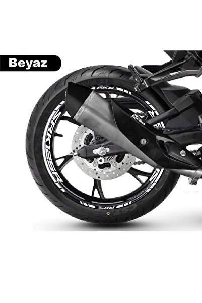 Motiker RKS (QJ MOTOR) SRK 125R Motosiklet Jant İç ve Dış Set Sticker Etiket ...