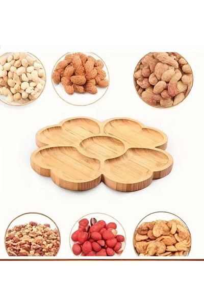 Generic 4 Piece Wooden Serving Platter