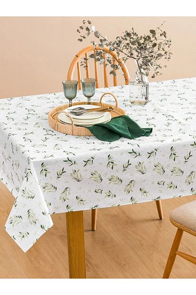 LC Waikiki Lcw Mixed Leaf Pattern Tablecloth 140X180 cm