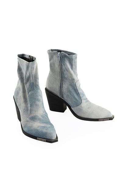 Buffalo West Boot Lo Vegan Denim