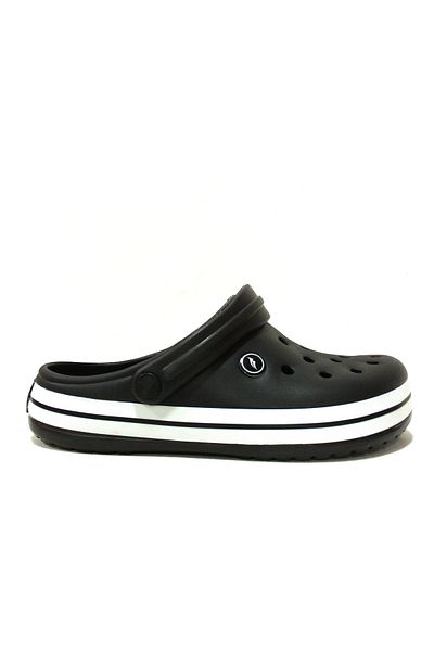 Sonimix Black and White Crosser Anatomical Comfort Slippers