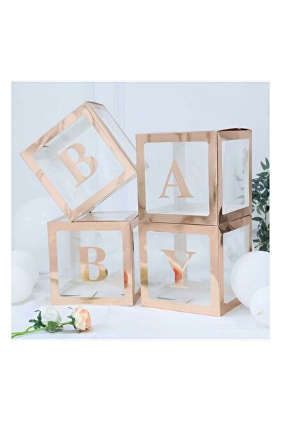 ALYA PARTİ Balonlu 4 Parça Bayb Kutusu 25x25