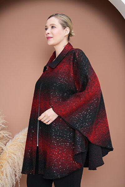GigiTex Oversize Panco Size - Zippered, Seasonal, 90 cm Length, Shoulder-Sleeve 63 cm